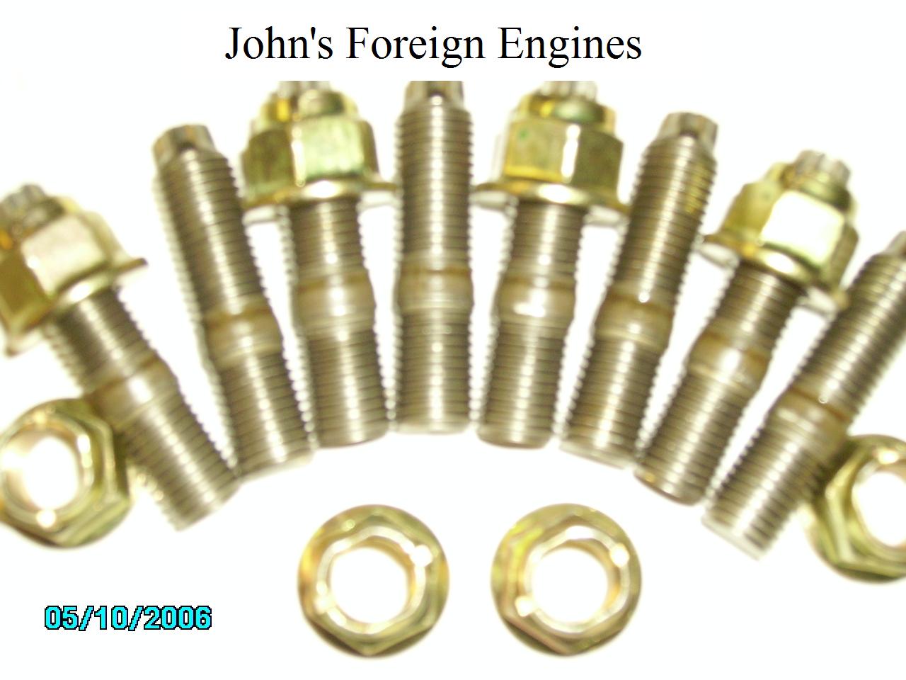 Toyota 22r 22RE PARTS PAGE "John's Foreign Engines"